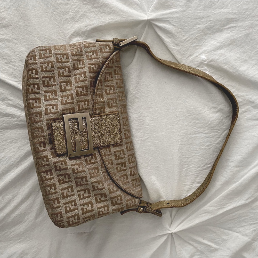 Fendi Sparkle Zucchino Baguette